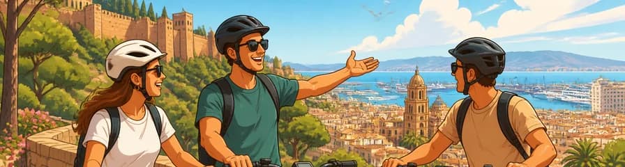 Recorrido de dos horas en bicicleta eléctrica por Málaga