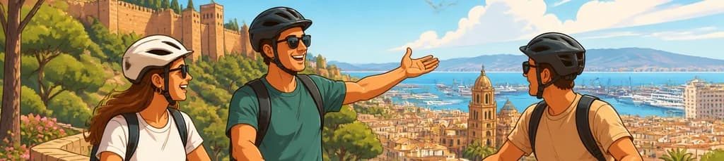Recorrido de dos horas en bicicleta eléctrica por Málaga