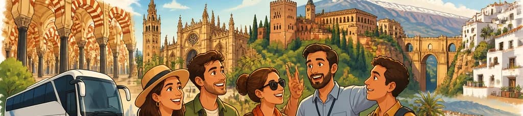 Recorrido turístico de seis días por las joyas de Andalucía, con salida desde Madrid
