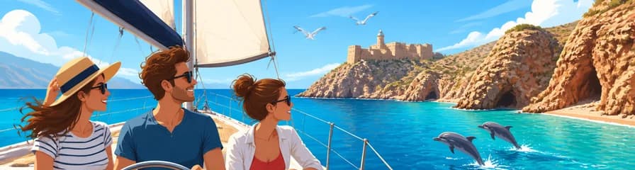 Recorrido en Velero por el Litoral del Cabo de Gata en Almería