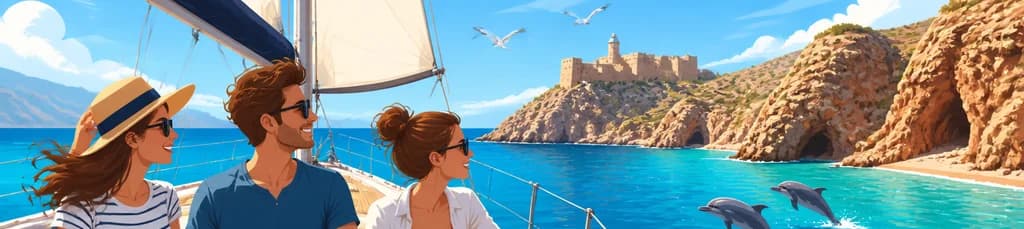 Recorrido en Velero por el Litoral del Cabo de Gata en Almería