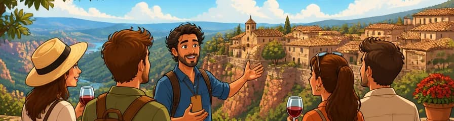 Excursión al pueblo de Siurana con recogida en hotel y una copa de vino
