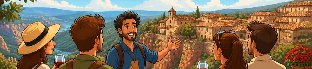 Excursión al pueblo de Siurana con recogida en hotel y una copa de vino
