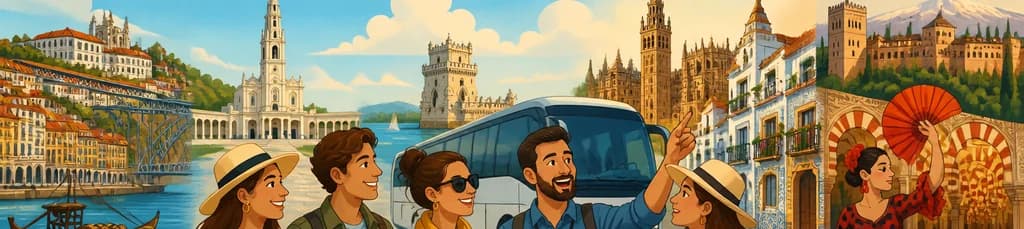 Recorrido de 14 días por Portugal y Andalucía con salida desde Madrid