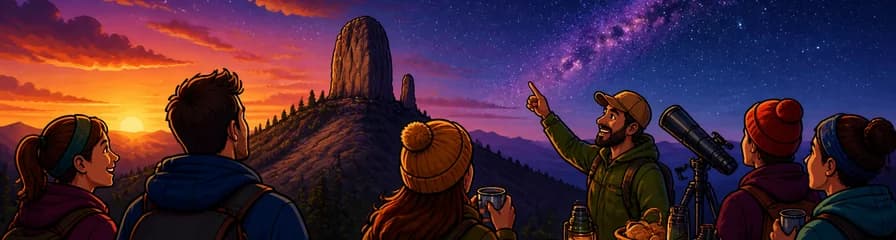 Caminata al atardecer y observación astronómica en el Roque Nublo