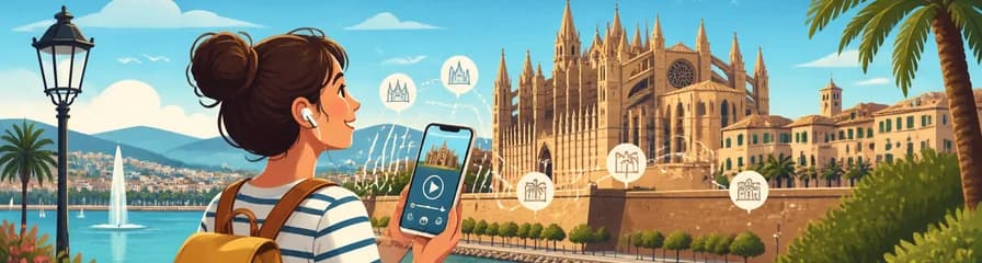 Recorridos autoguiados por Palma de Mallorca con un centenar de fascinantes relatos en audio