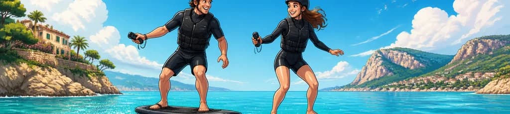 Experiencia privada en eFoil para dos personas en Mallorca: no se requiere experiencia