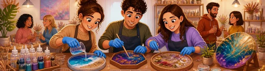 Curso de iniciación a la resina epoxi: crea tu pieza única