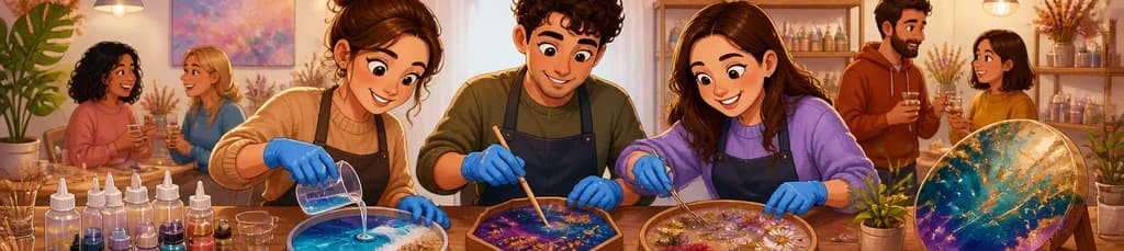 Curso de iniciación a la resina epoxi: crea tu pieza única