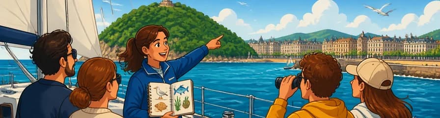 Excursiones en velero privado y paseos socioeducativos en barco por San Sebastián