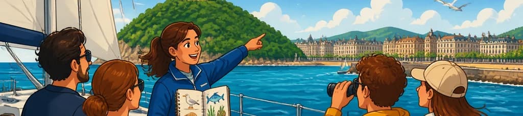 Excursiones en velero privado y paseos socioeducativos en barco por San Sebastián