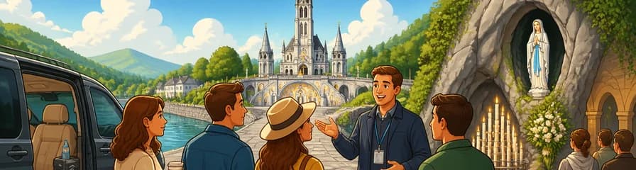 Tour privado a Lourdes con transporte confortable desde San Sebastián