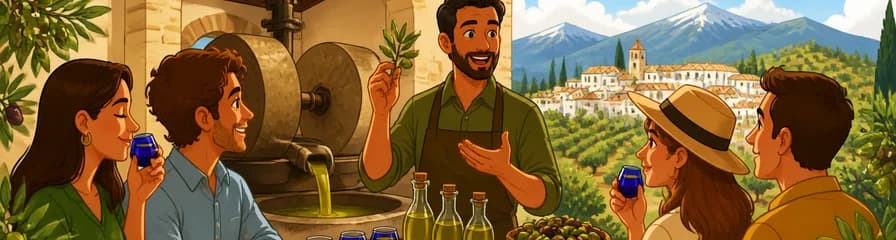Vivencia exclusiva de medio día con aceite de oliva, partiendo desde Granada