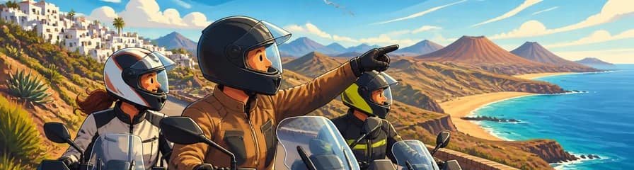 La aventura aguarda: Participa en nuestras travesías guiadas en moto partiendo de Mojácar