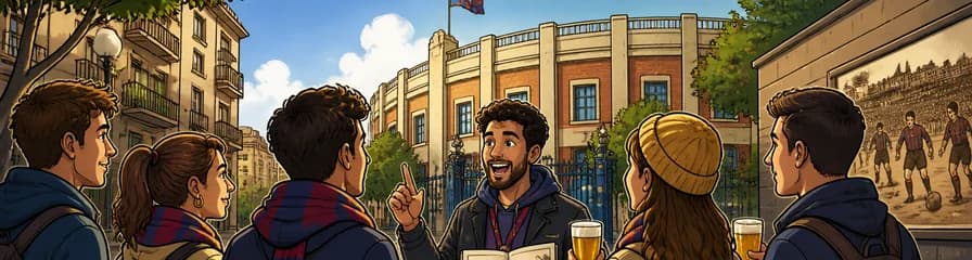 Descubre el origen del Barça: recorrido a pie por Les Corts con cerveza