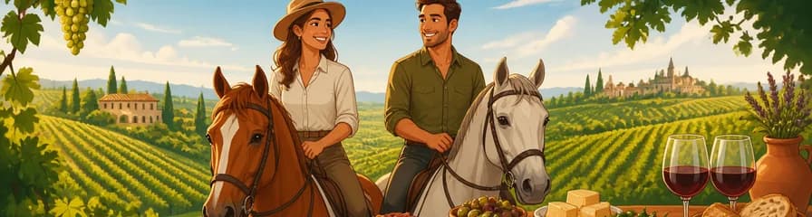 Aventura ecuestre y festín de tapas en el Penedès: una experiencia privada desde Barcelona