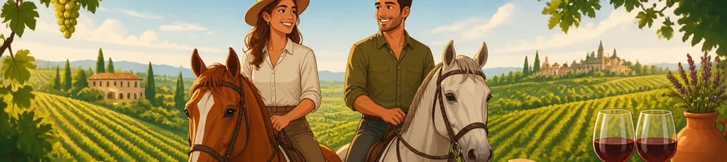 Aventura ecuestre y festín de tapas en el Penedès: una experiencia privada desde Barcelona