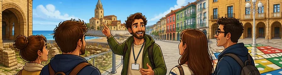 Tour privado a pie por Gijón: un recorrido inolvidable