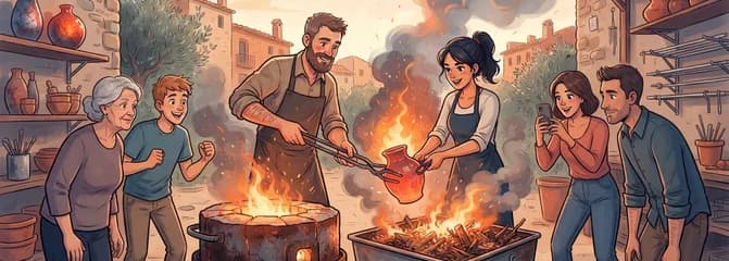 Taller de cerámica Raku: Enciende tu creatividad con fuego