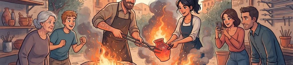 Taller de cerámica Raku: Enciende tu creatividad con fuego