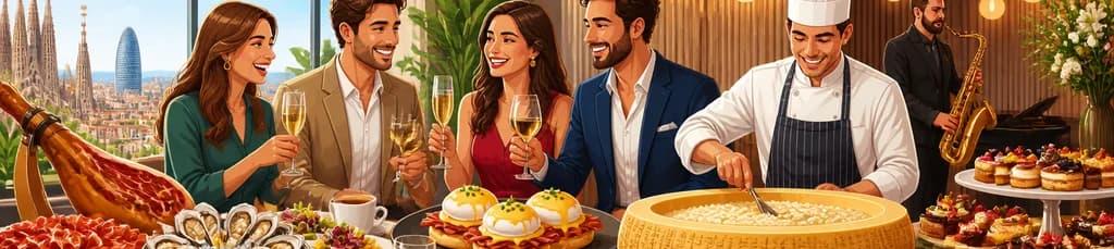 Disfruta del Brunch Deluxe en el InterContinental Barcelona de 5 estrellas