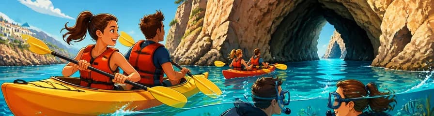 Aventura de kayak y snorkel en la Cova Dels Coloms