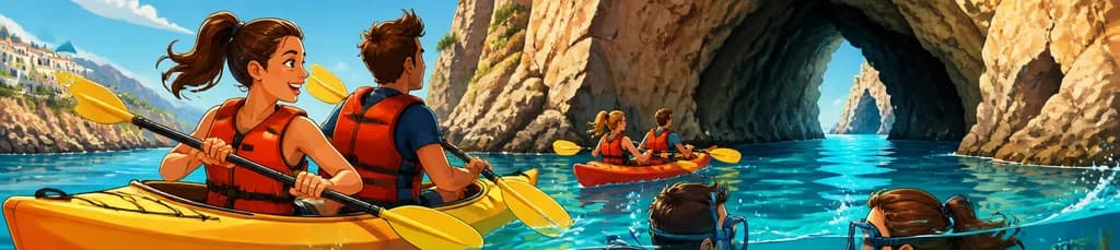 Aventura de kayak y snorkel en la Cova Dels Coloms