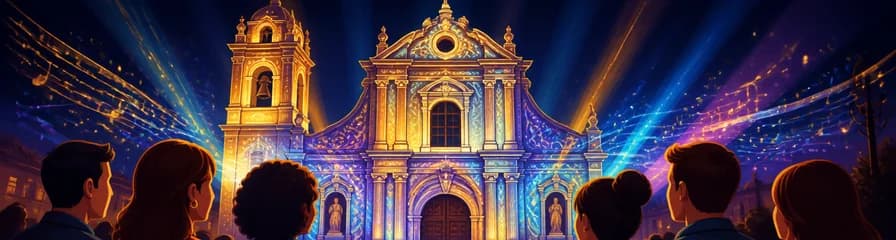 LUMINISCENCE: Espectáculo de luz y sonido en la Parroquia de San Jacinto