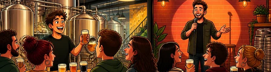 Visita a la fábrica de cerveza artesanal La Caníbal con monólogo y pinta incluida