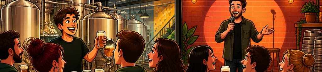 Visita a la fábrica de cerveza artesanal La Caníbal con monólogo y pinta incluida