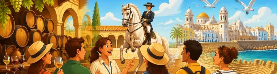 Experiencia en Jerez y Cádiz desde Sevilla con Cata de Vinos y Espectáculo Ecuestre Opcional