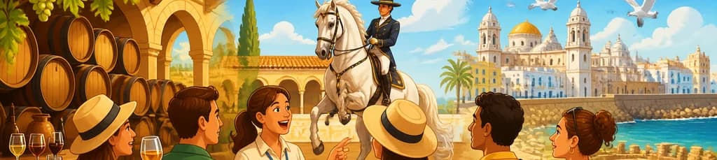 Experiencia en Jerez y Cádiz desde Sevilla con Cata de Vinos y Espectáculo Ecuestre Opcional