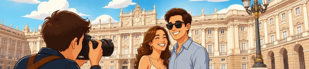 Sesión fotográfica exclusiva en el Palacio Real de Madrid