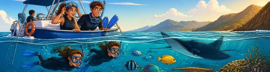 Descubre la vida marina de Gran Canaria: dos horas de snorkel vespertino en barco
