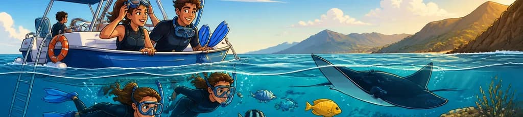 Descubre la vida marina de Gran Canaria: dos horas de snorkel vespertino en barco