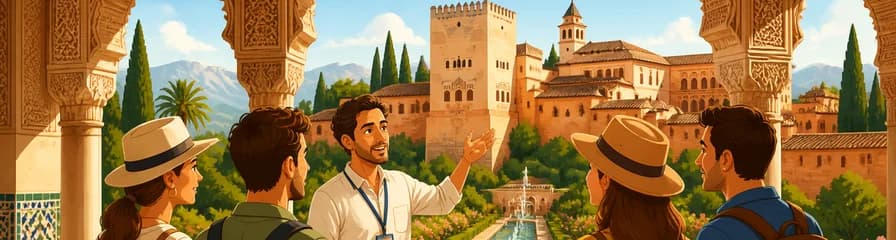 Recorrido privado por la Alhambra y los palacios nazaríes con salida desde Málaga y sus inmediaciones