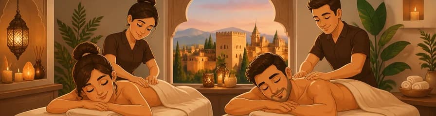 Disfruta de una experiencia de masaje Boreal para dos en Granada