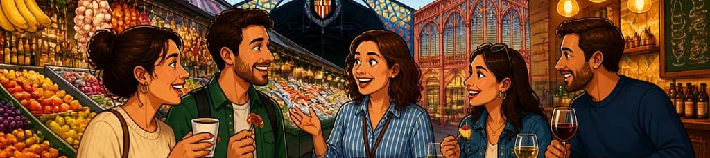 Experiencia gastronómica privada en Barcelona: La Boquería y Sant Antoni