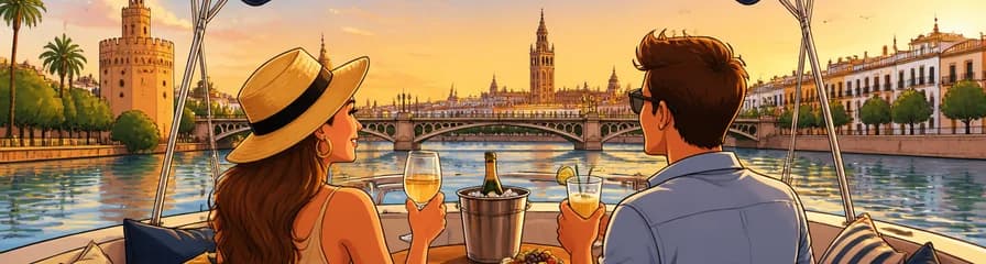 Paseo Privado en Barco de Una Hora por el Río Guadalquivir