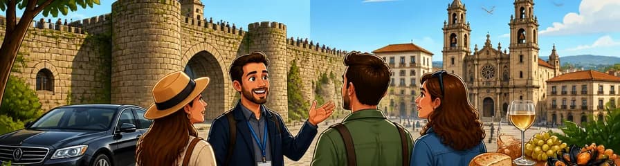 Recorrido privado de ocho horas por Lugo, con salida desde Santiago de Compostela