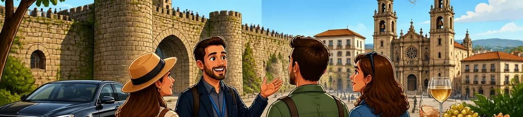 Recorrido privado de ocho horas por Lugo, con salida desde Santiago de Compostela