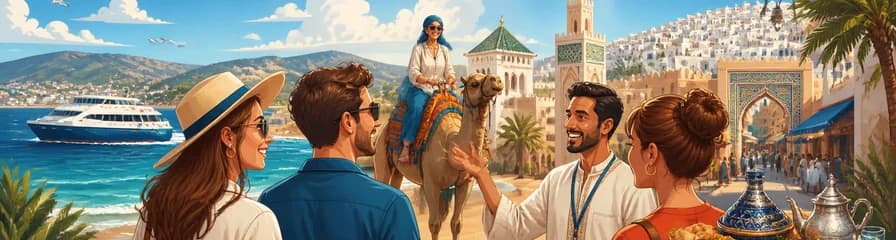 Recorrido privado auténtico por Tánger desde Marbella con paseo en camello y almuerzo