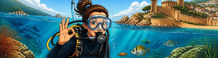 Descubre el mundo subacuático con un bautismo de buceo individual en Tossa de Mar