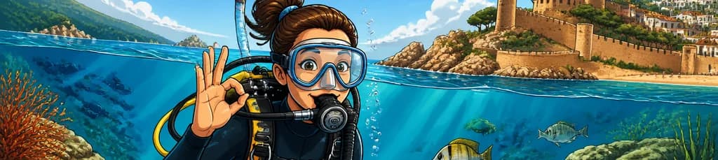 Descubre el mundo subacuático con un bautismo de buceo individual en Tossa de Mar