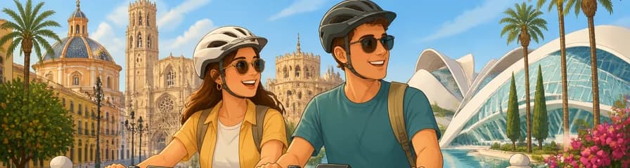 Explora Valencia en un Tour Autoguiado de Medio Día en Bicicleta Eléctrica