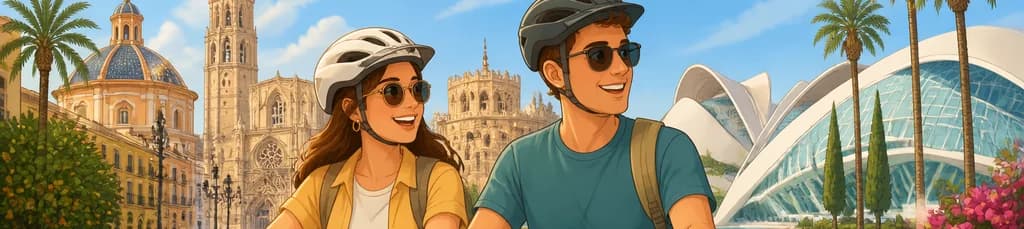 Explora Valencia en un Tour Autoguiado de Medio Día en Bicicleta Eléctrica