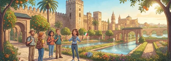 Recorrido guiado en italiano por el Alcázar de los Reyes Cristianos de Córdoba