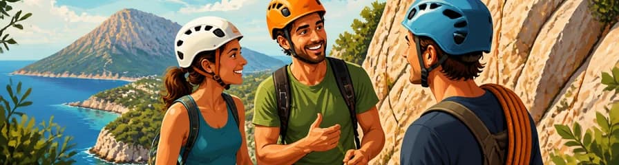 Aventura de escalada en roca guiada por Mallorca