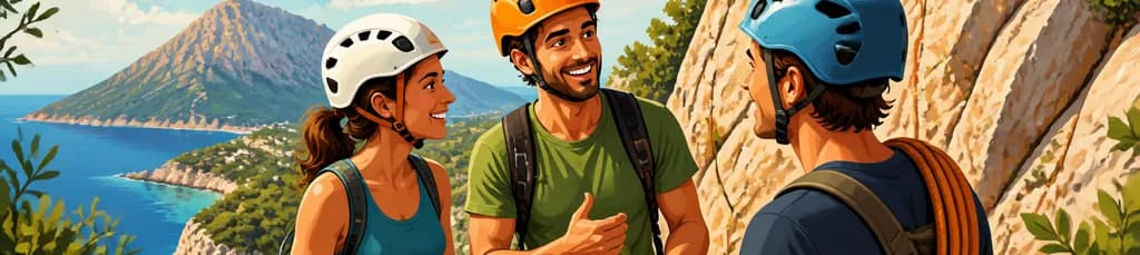 Aventura de escalada en roca guiada por Mallorca