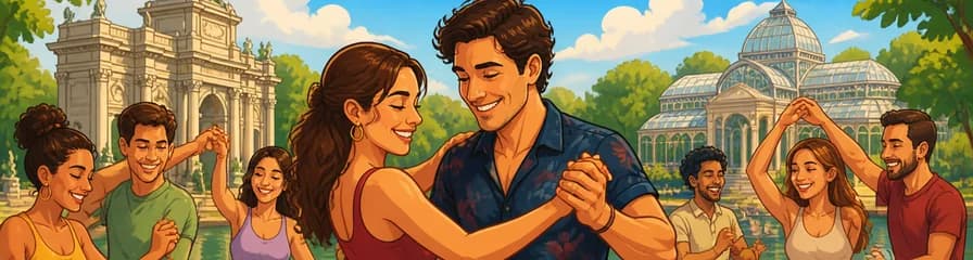 Aprende Salsa y Bachata al aire libre en el Parque El Retiro de Madrid